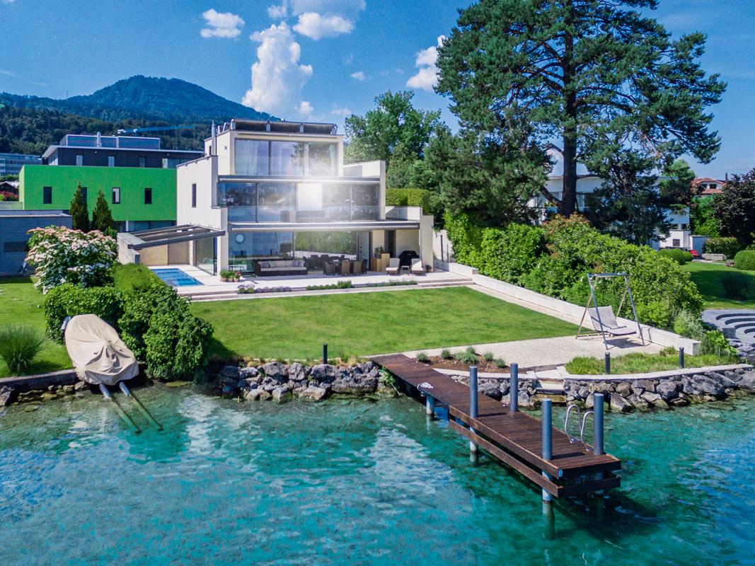 BEAUTIFUL VILLA WITH LAKEFRONT Switzerland Luxury Homes Mansions
