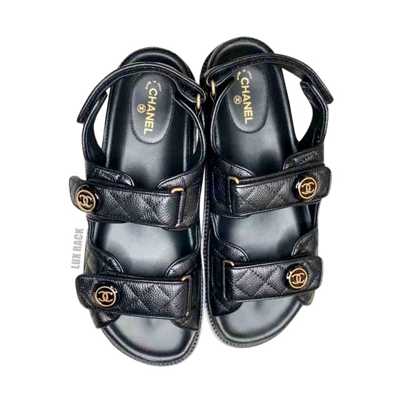 chanel velcro sandals 2020 chanel velcro dad sandals chanel velcro