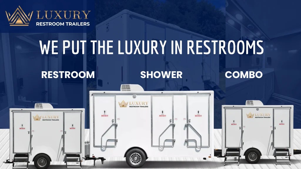 Luxury Restroom Trailers for sale