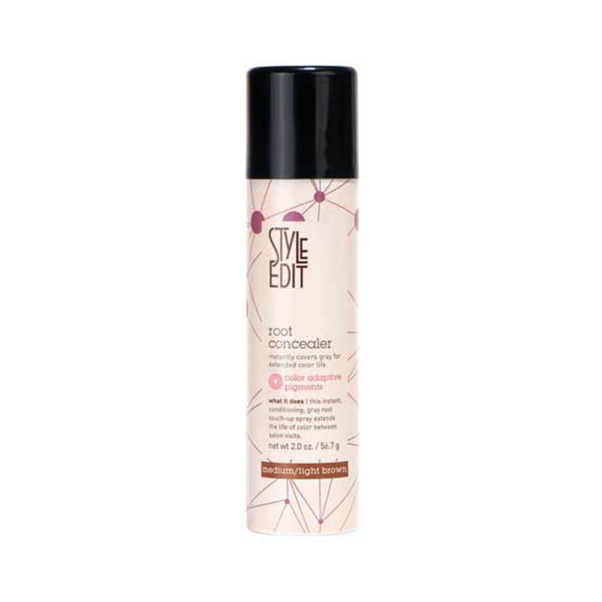 Style Edit Root Concealer Touch Up Spray in Medium Brown 2 oz