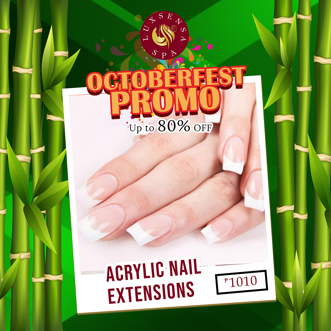 Acrylic Nail Extensions LuxSensa Spa