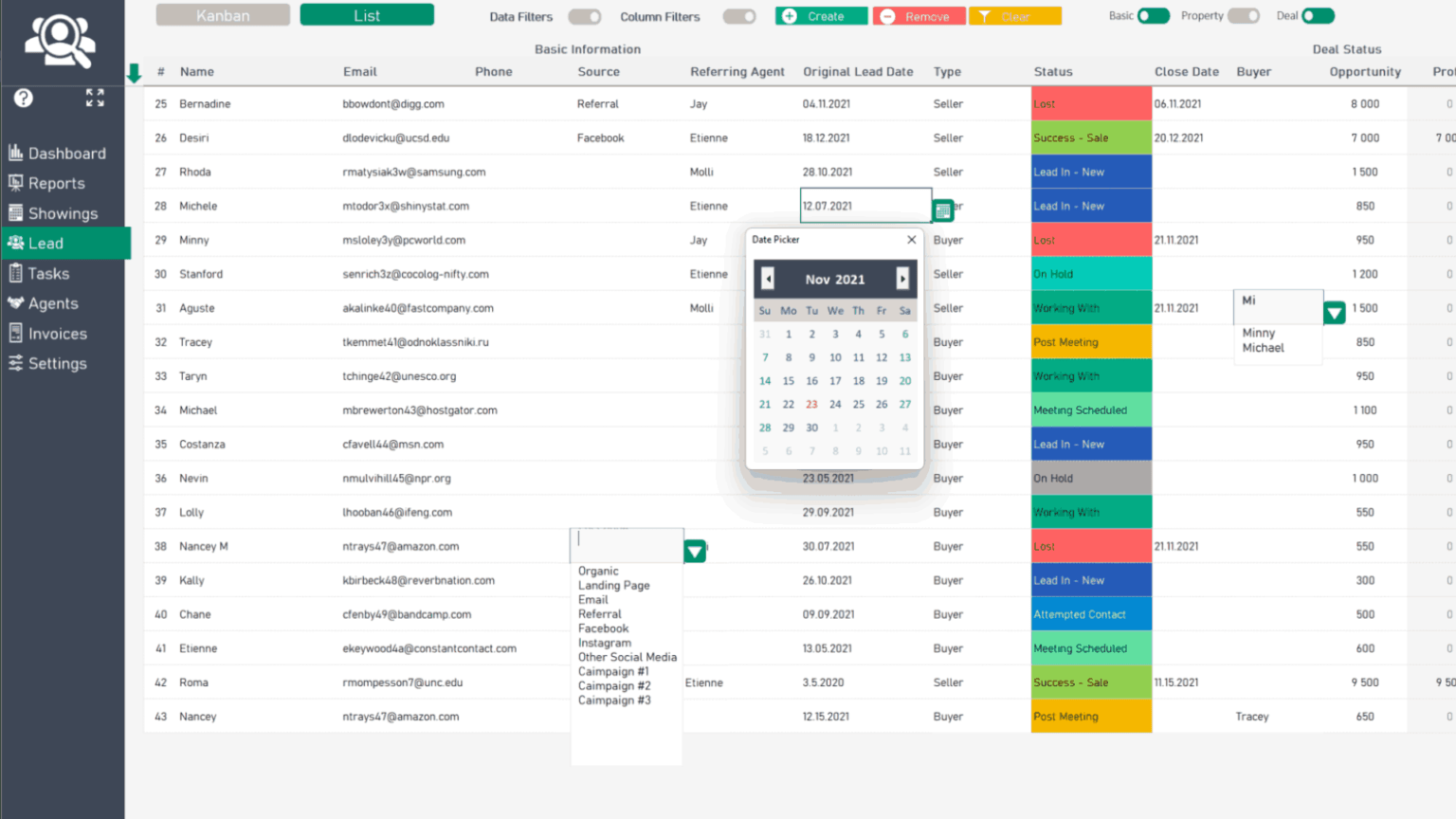 Free Real Estate CRM Excel Spreadsheet from LuxTemplates