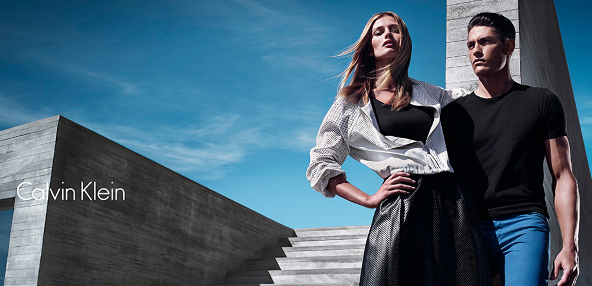 Calvin Klein art on bags