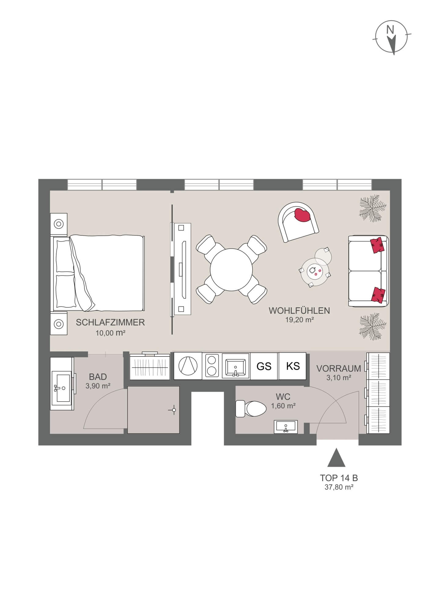 MicroApartment mit High End Einrichtung Luxury Residences