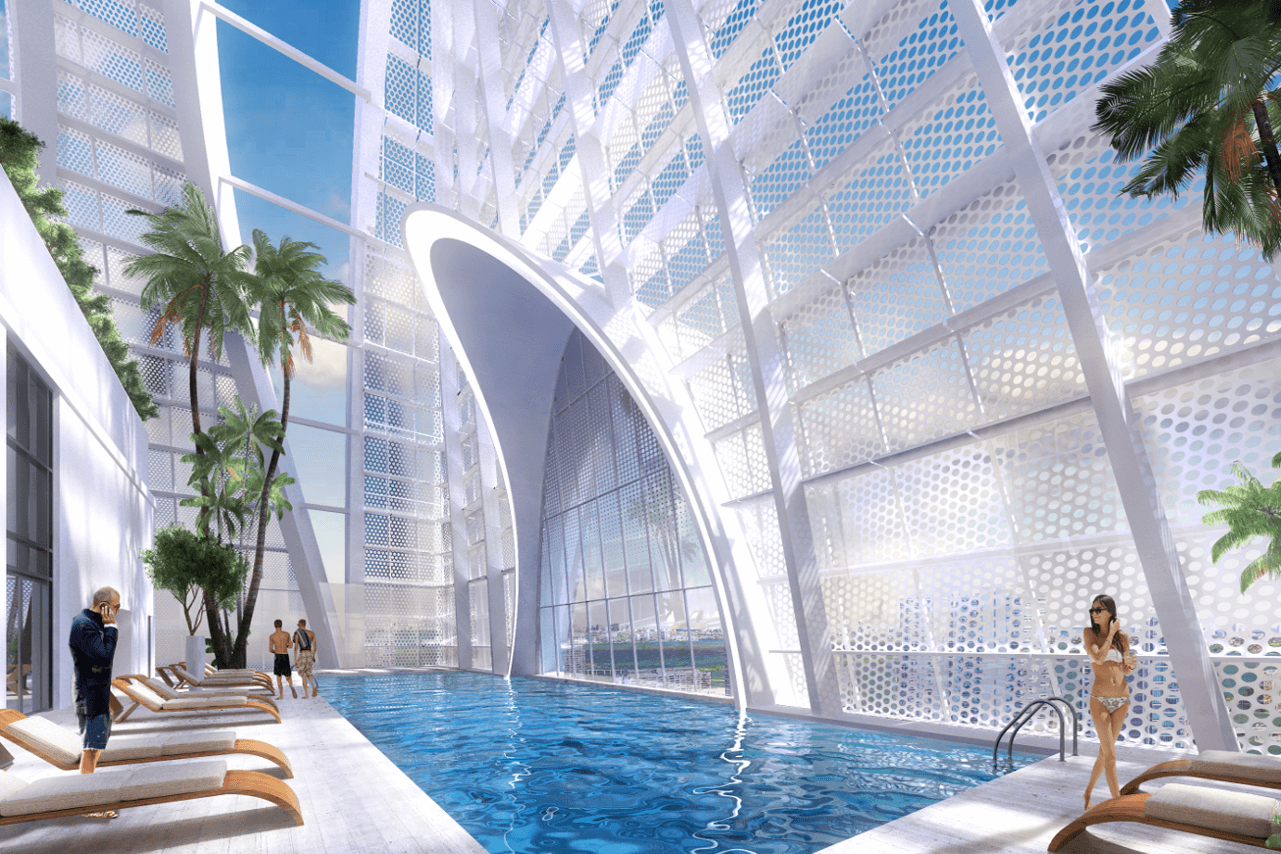 Condo Hotel Tower in Downtown Miami, Florida Rental