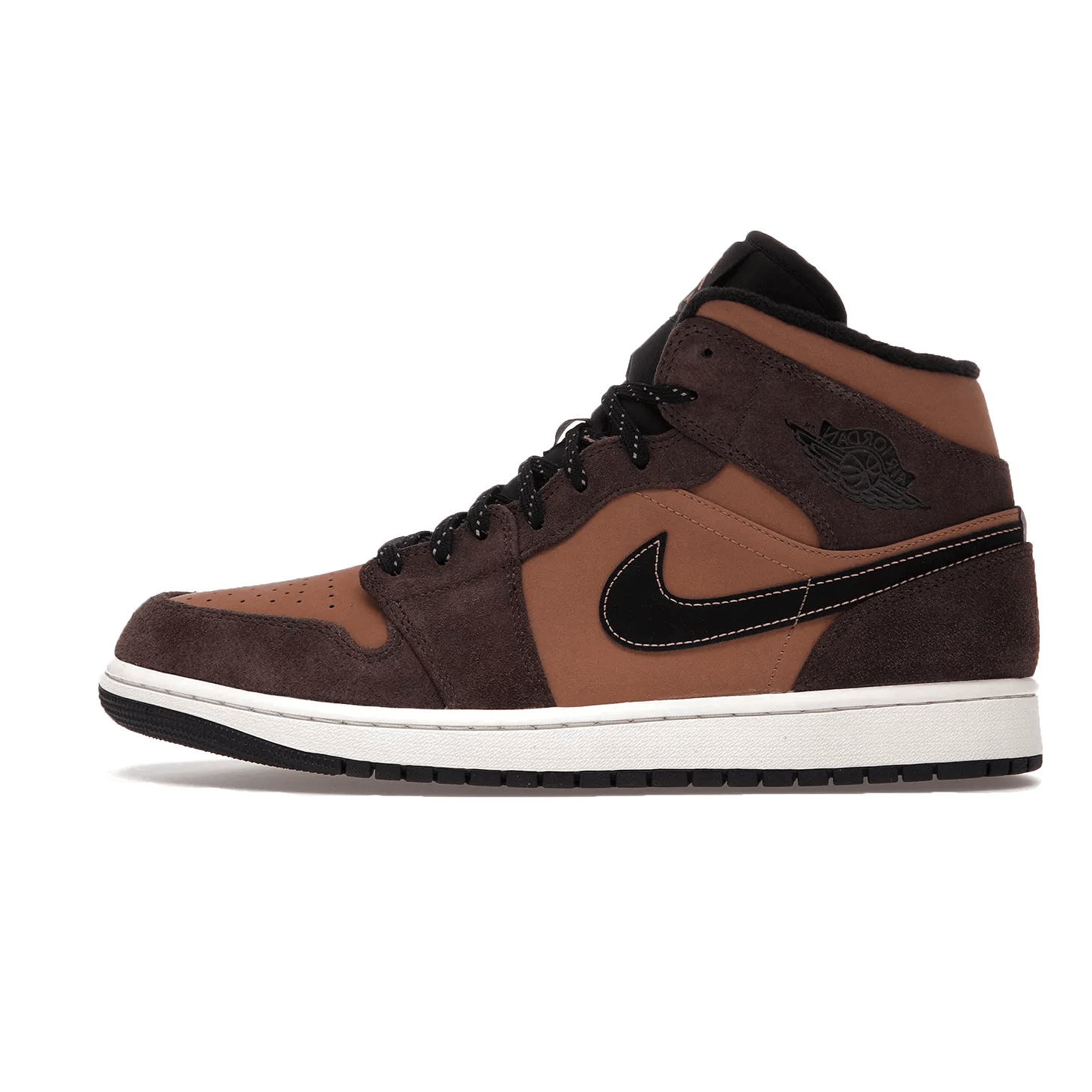 Jordan 1 Mid SE Dark Chocolate Luxury Jet Hub