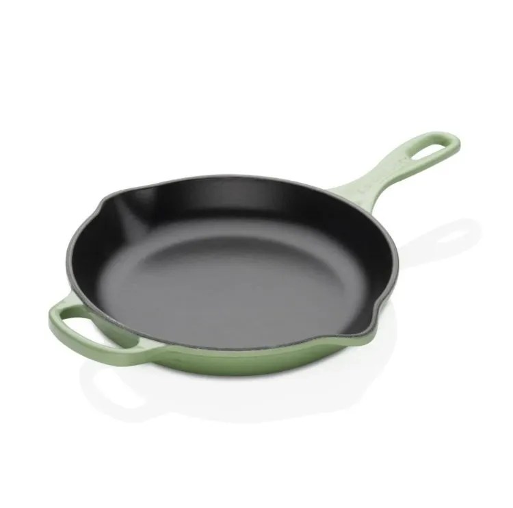 Le Creuset 23cm Skillet Signature Cast Iron Rosemary Luxurykitchen4u