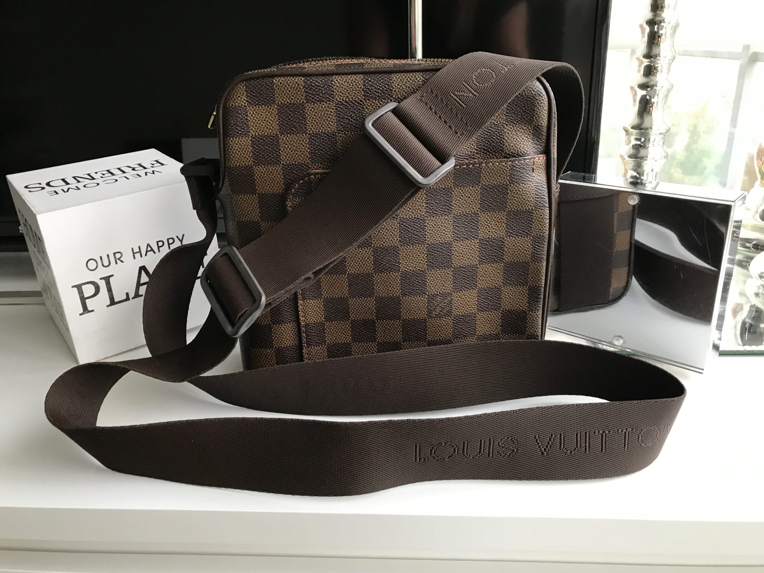 Louis Vuitton Damier Olaf PM Messenger Bag Louis Vuitton Damier Olaf P