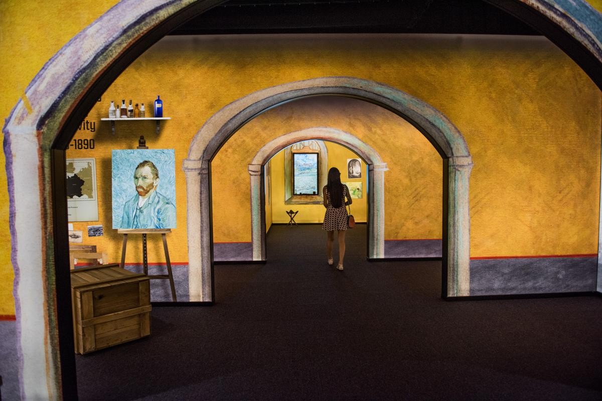 Technology and art offer a glance into the world of Van Gogh through a