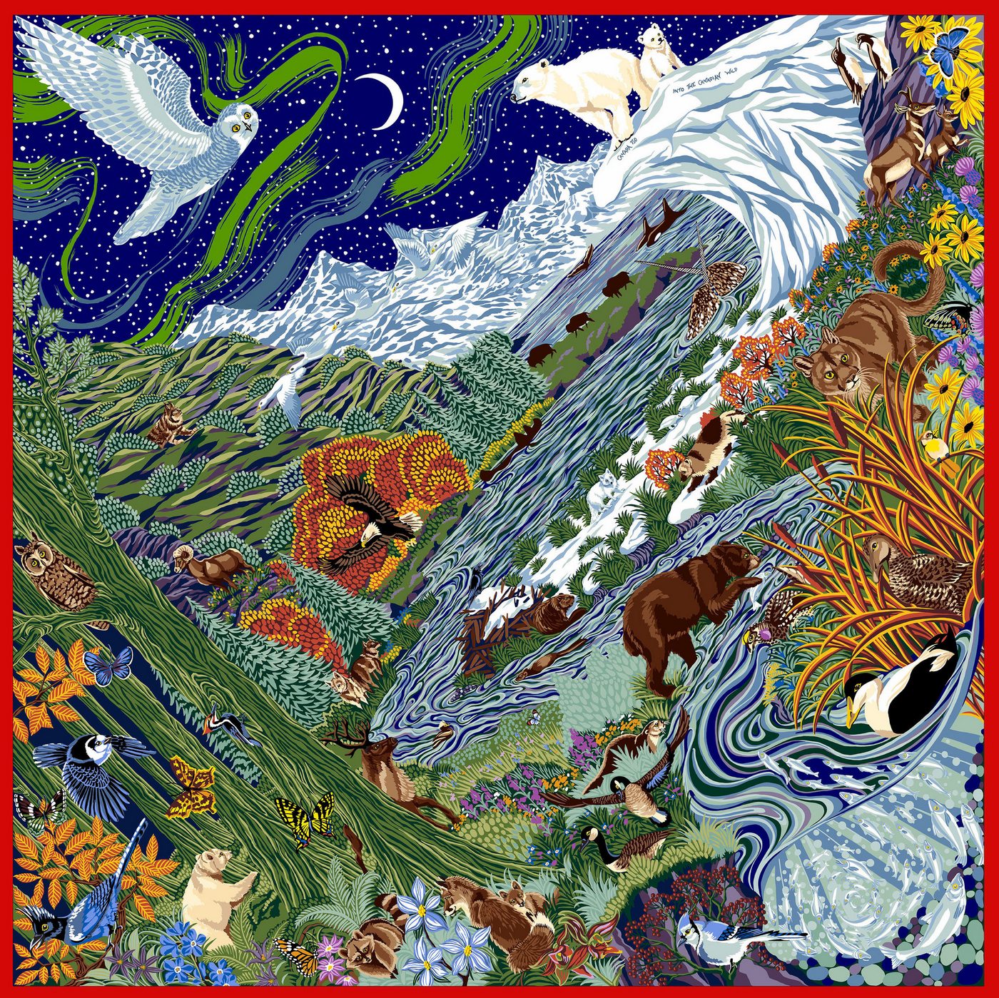 Hermès celebrates Canada’s 150 th anniversary with a chic scarf