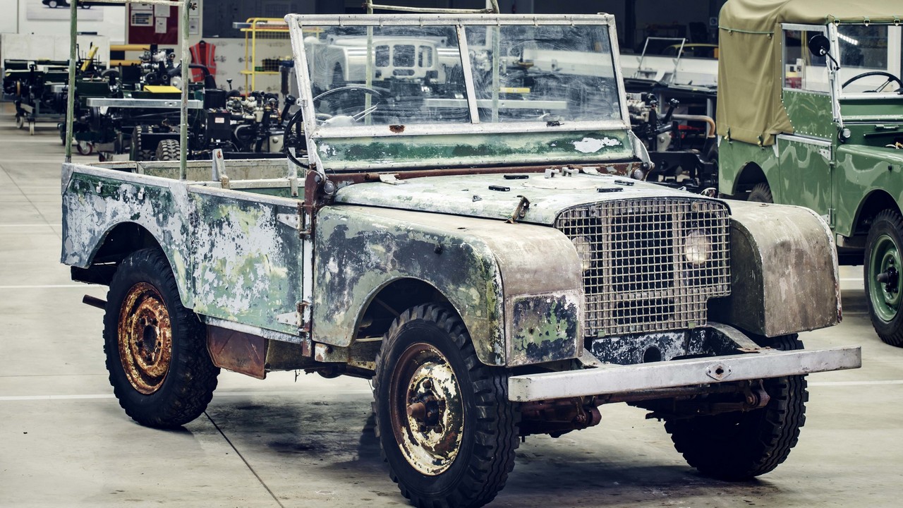 The first Land Rover ever made to be restored to celebrate the brand’s