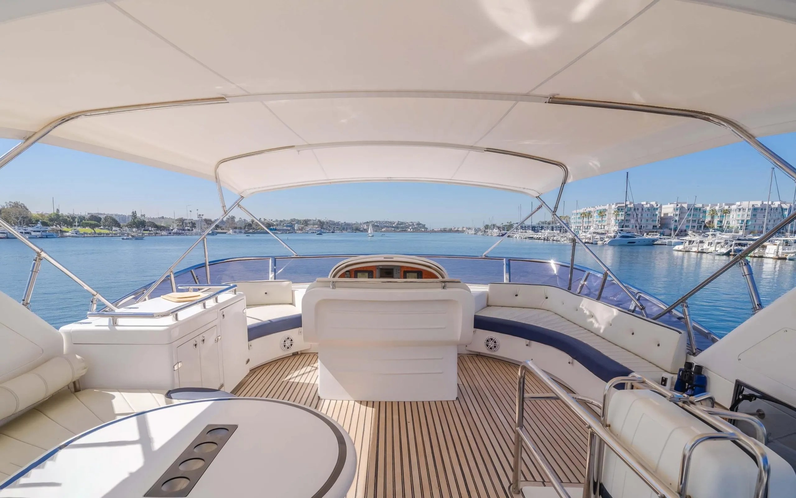 Marina del Rey Yacht Rental 72′ Yaretti LUXURY LINERS LUXURY