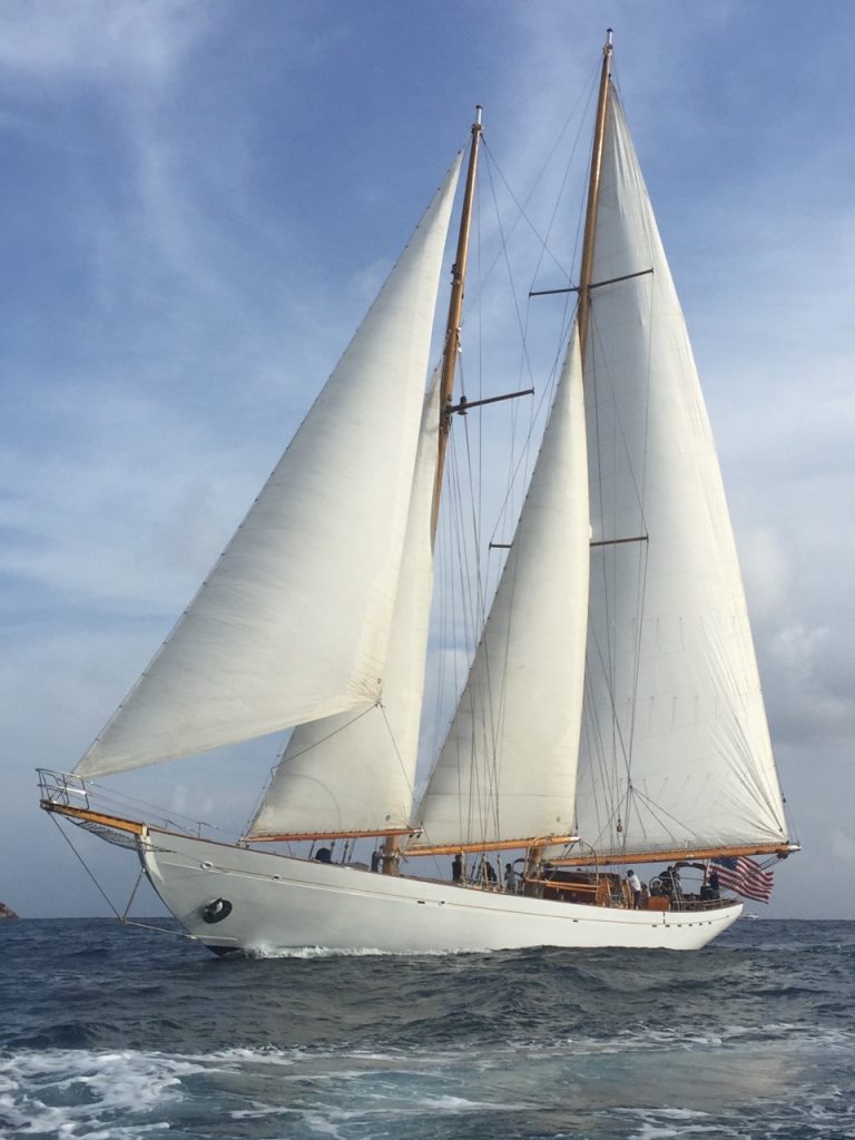 Luxury Sailing Yacht EROS Historic Schooner rebuilt Luxury Yacht Charters