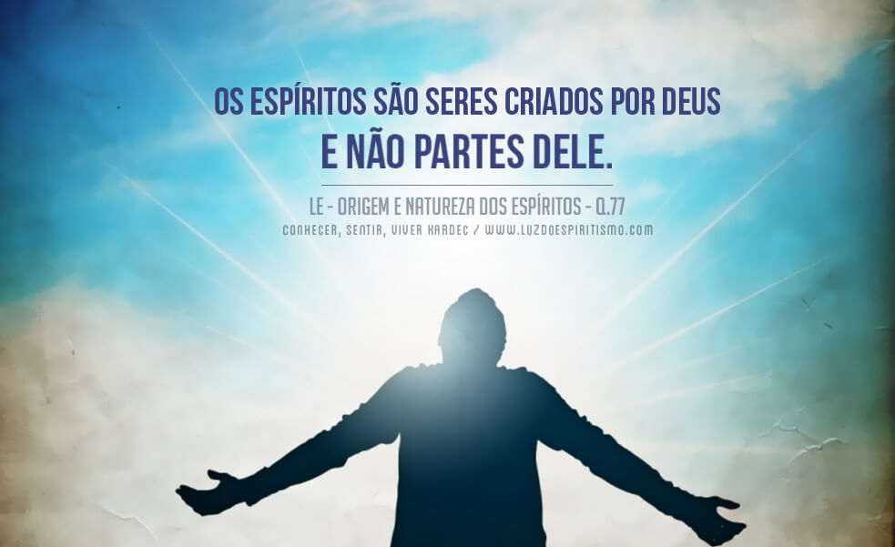 Citações em imagens Livro dos Espíritos Questão 77 Projeto