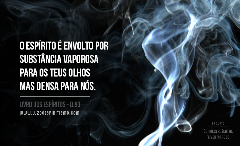Citações em imagens Livro dos Espíritos Questão 93 Projeto