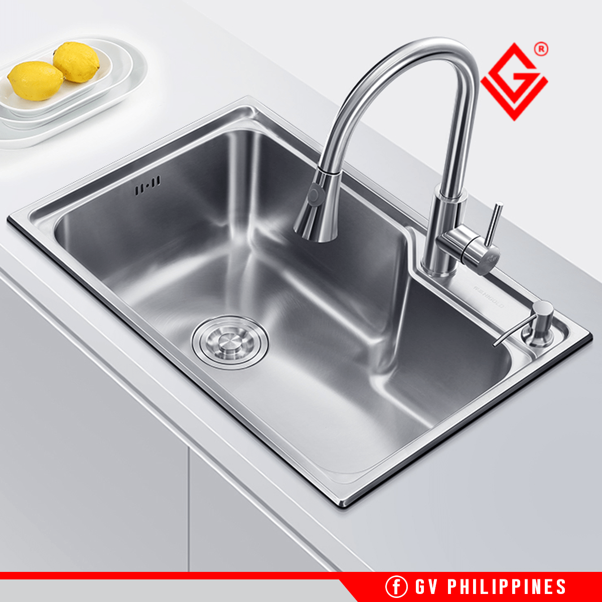 6845Y SINGLE BOWL KITCHEN SINK Luzon Foundry Inc.