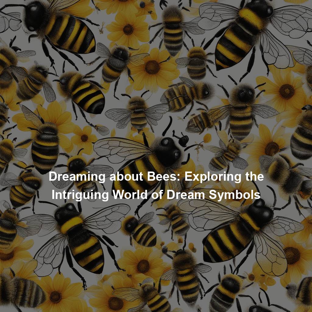 Dreaming about Bees Exploring the Intriguing World of Dream Symbols