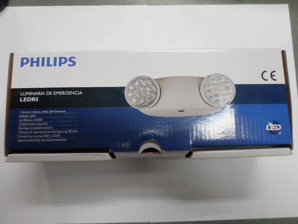 LUZ DE EMERGENCIA LEDS R5 PHILIPS Luz y color