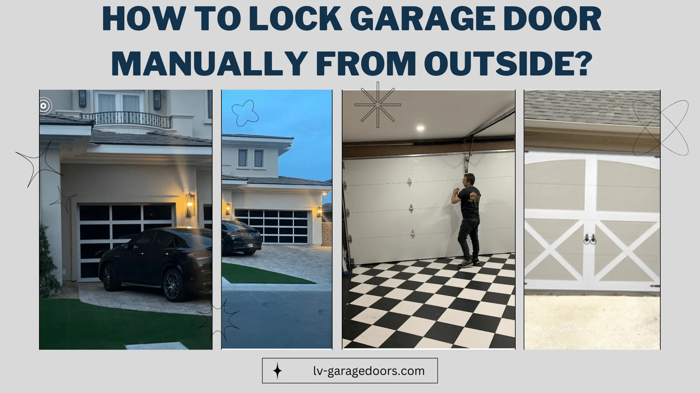 How To Lock Garage Door Manually From Outside? Easy Steps
