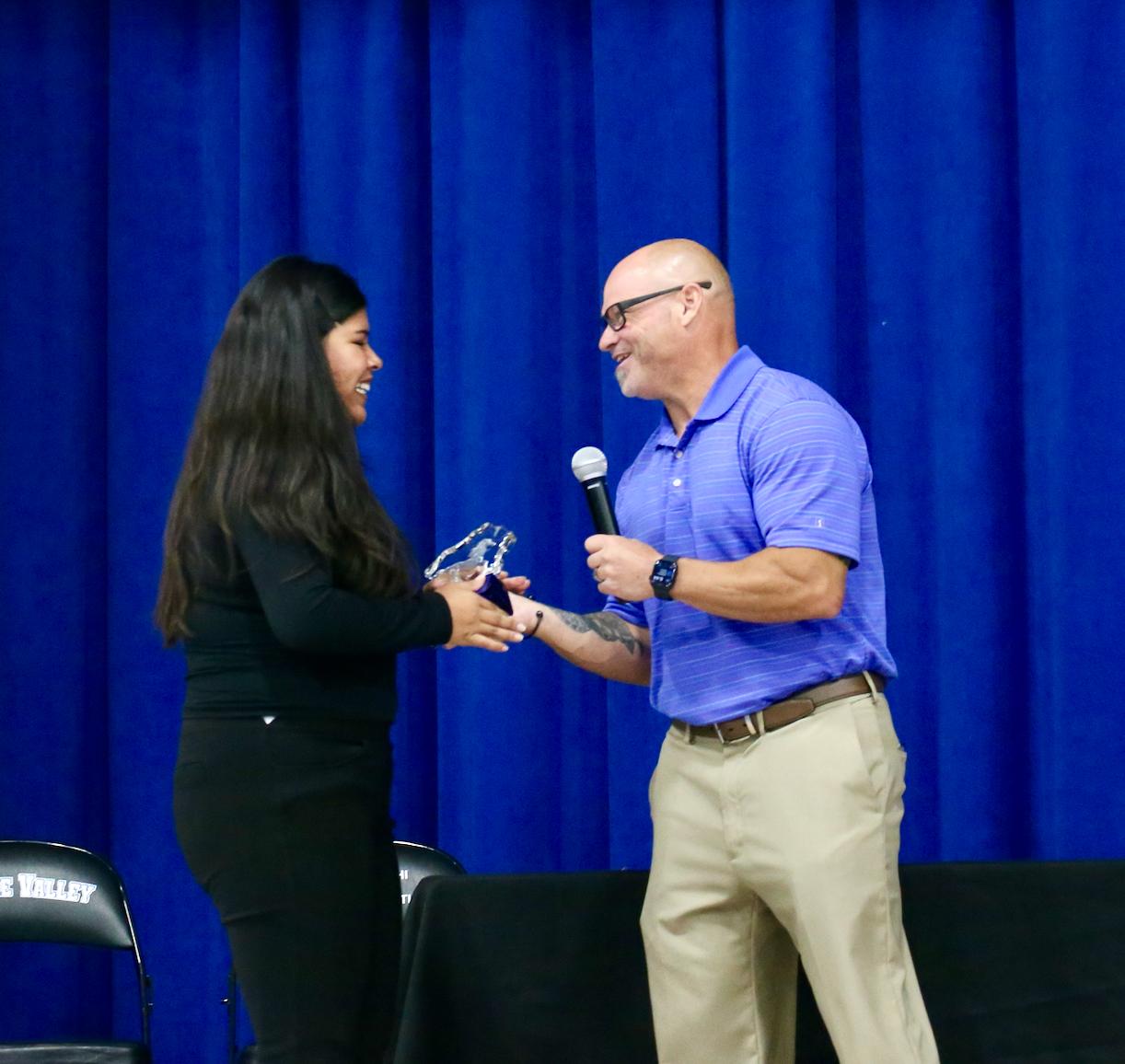 Top Senior Awards Handed Out Lucerne Valley Middle School High School