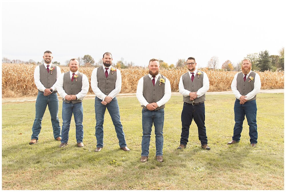 Mandy & Coty A wedding at the Burr Oak Barn in Culver, Indiana