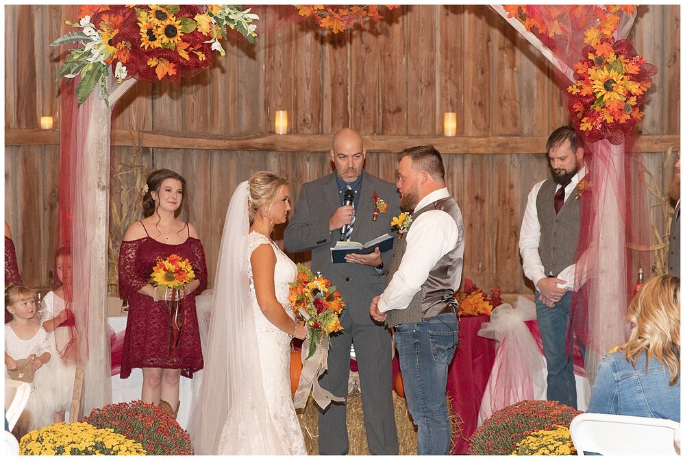 Mandy & Coty A wedding at the Burr Oak Barn in Culver, Indiana