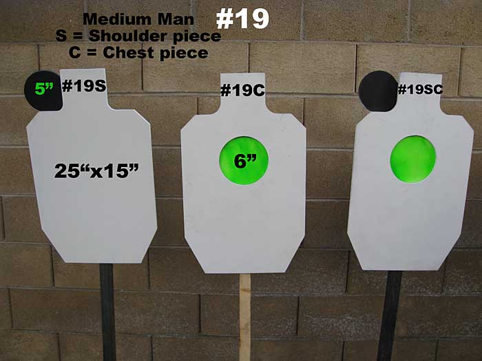 Metal targets and safe distances to shoot them