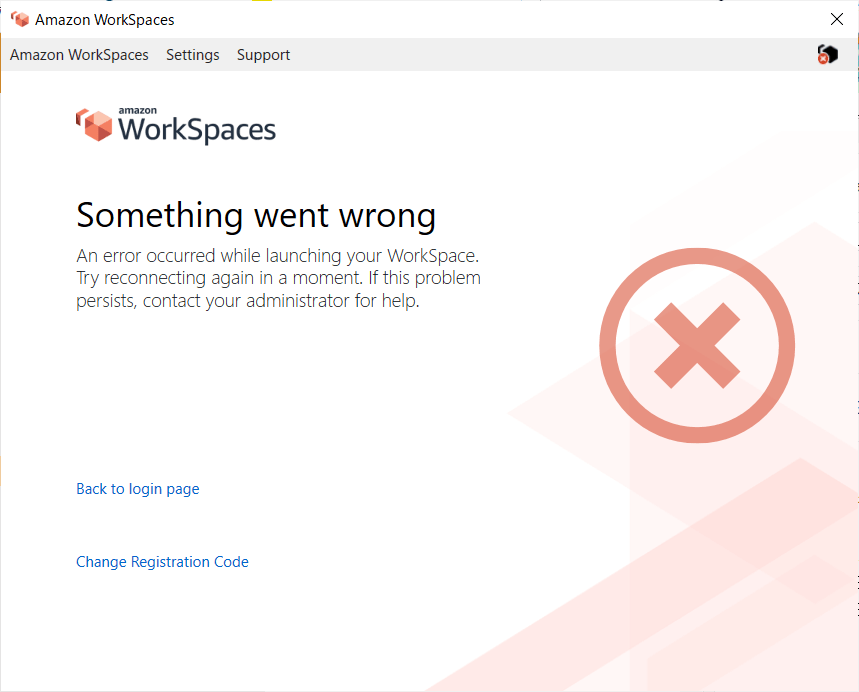 仮想デスクトップ：Amazon WorkSpaces（アプリ）からログインできない トラブルシューティングサイト