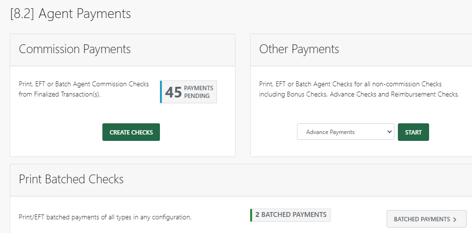Deduct agent expenses when issuing a payment (new Back Office)