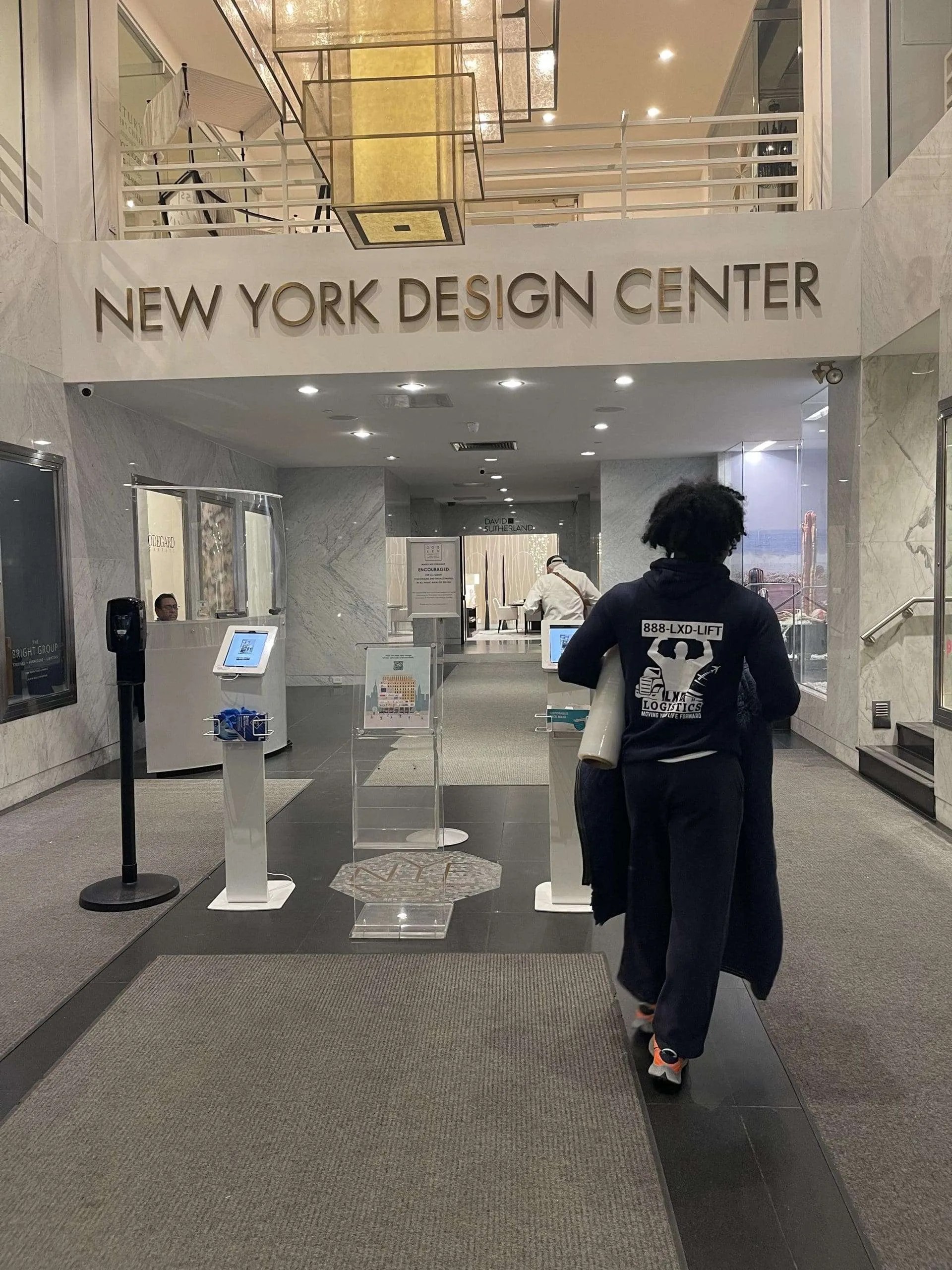 Interior Designer Furniture Services. Receiving Warehouse.