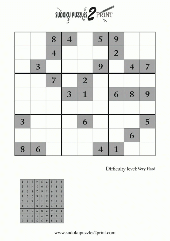 Very Difficult Sudoku Puzzles Printable With Answers - Lyana Printable