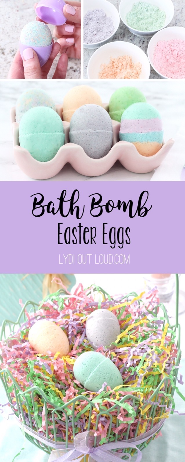 DIY Bath Bomb Easter Eggs Lydi Out Loud