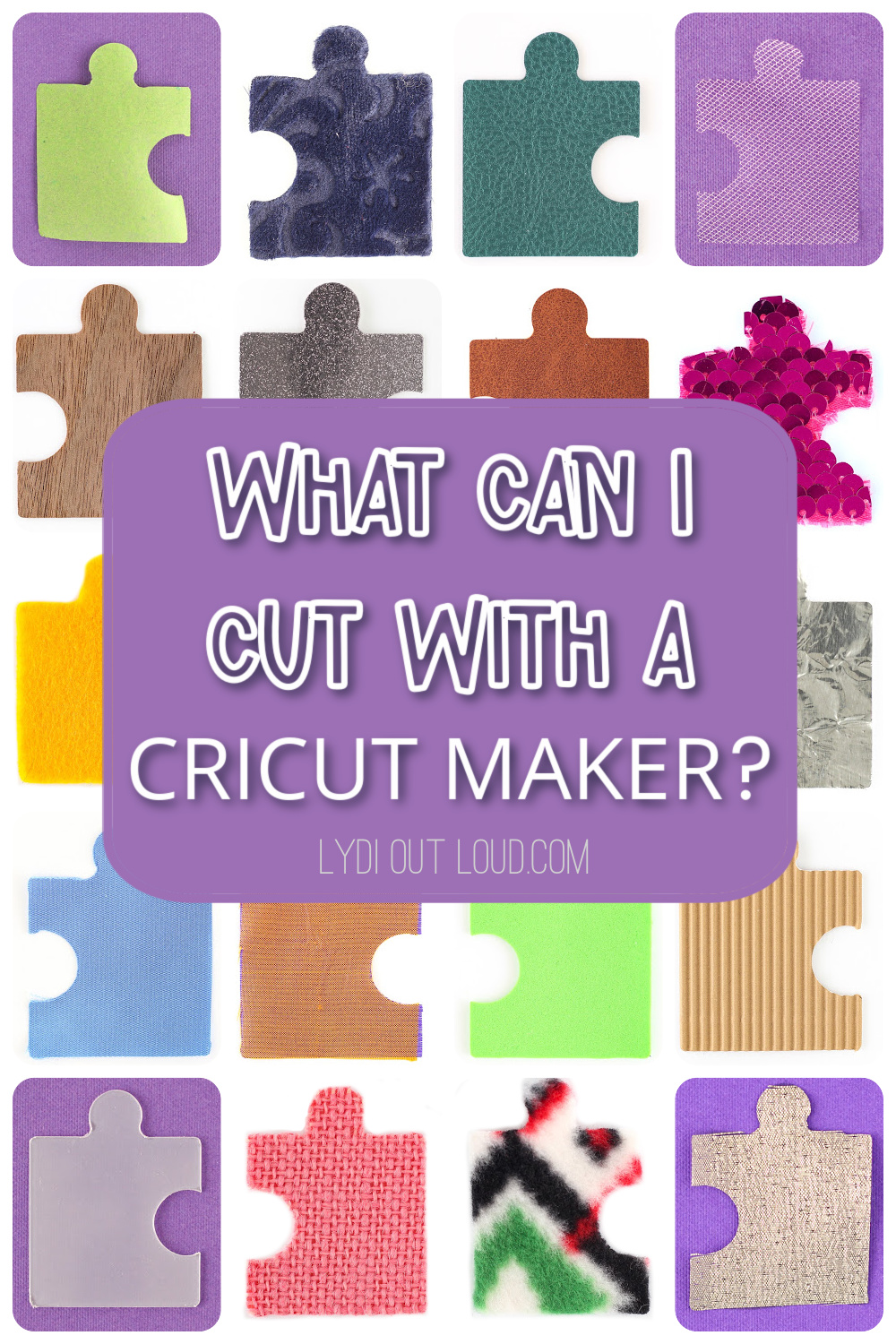 What Materials Can You Cut with a Cricut Maker? Lydi Out Loud