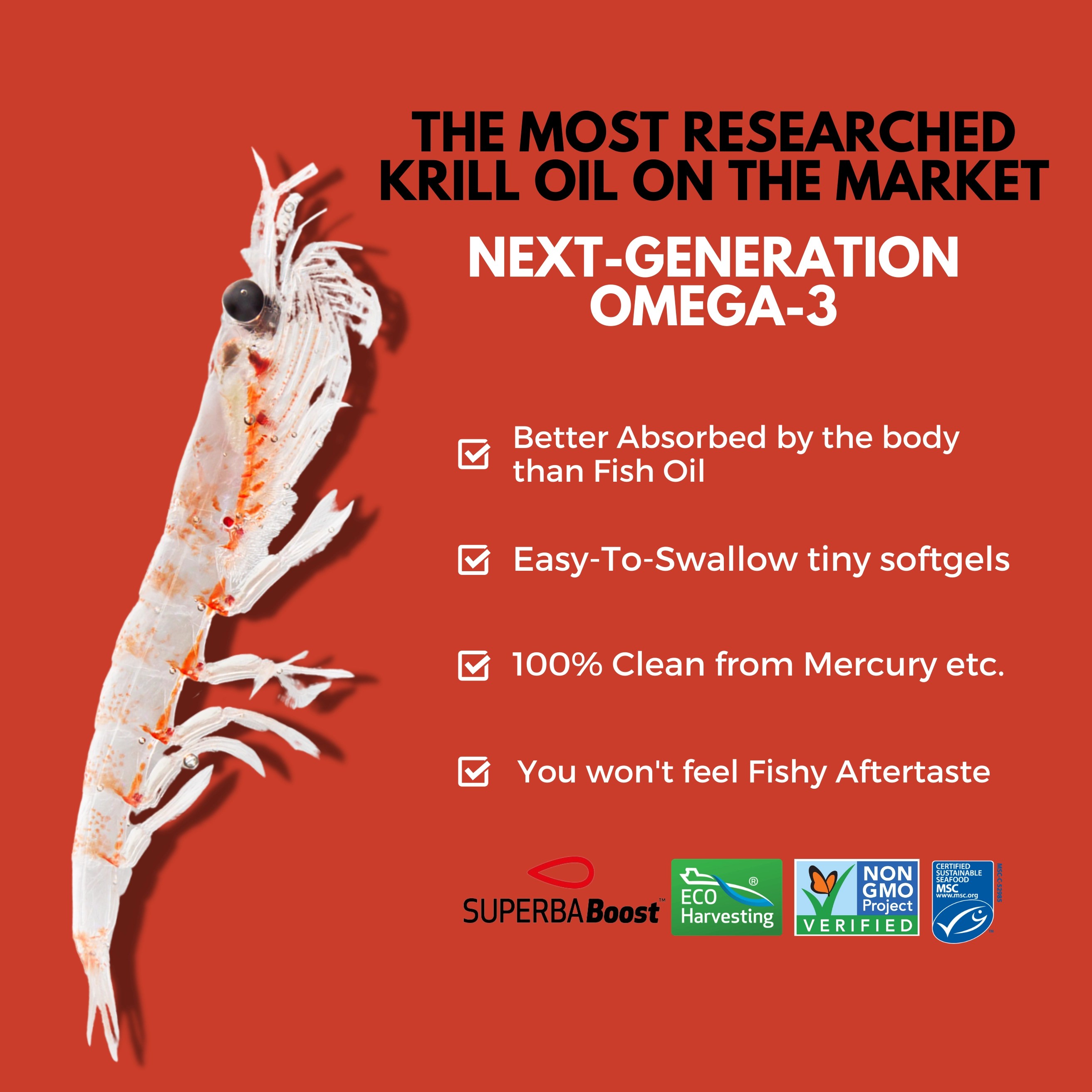 LYL Krill Oil Superba BOOST™ Omega3 Concentrate LYL