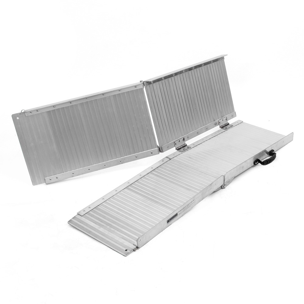 Folding Suitcase Ramp With Anti Slip Surface Wheelchair Step Access