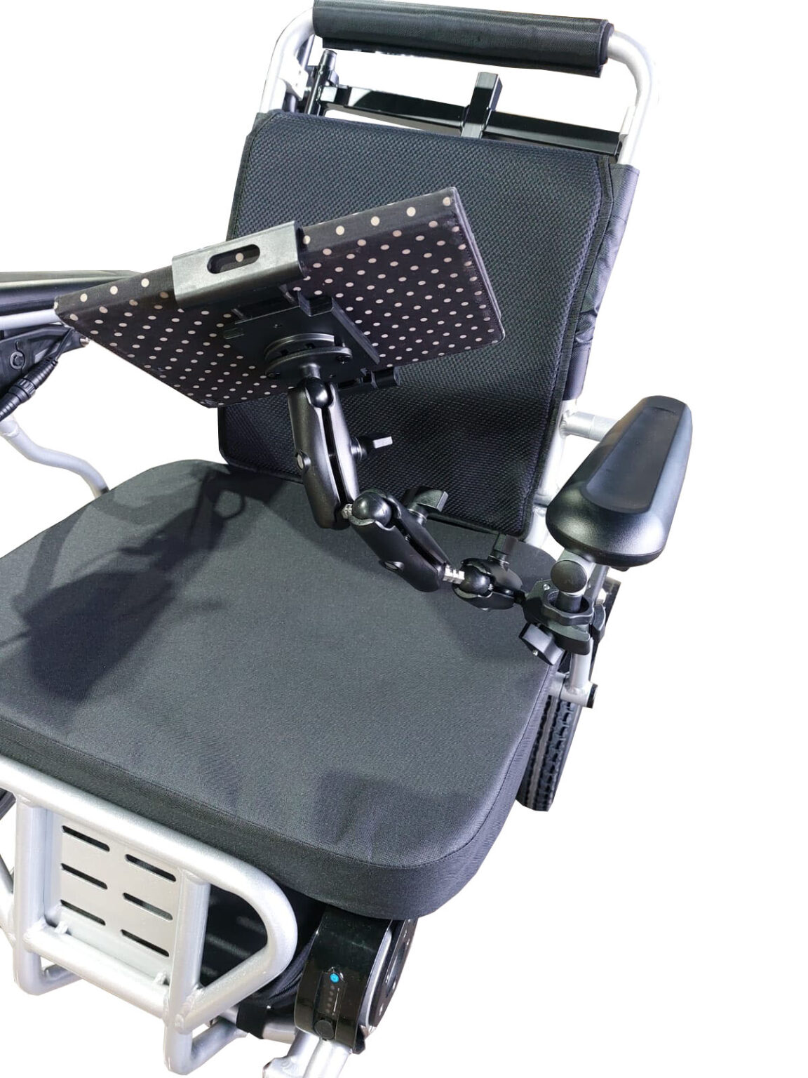 Heavy Duty Adjustable iPad Holder for wheelchair electric and manual