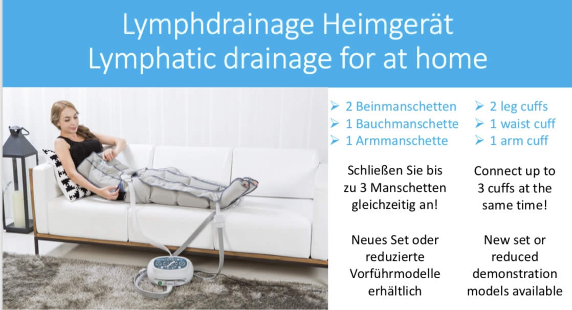Lymphdrainage zuhause selbst machen Lymphatic drainage at home