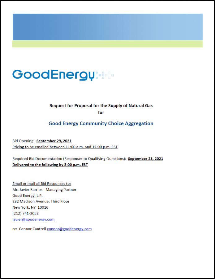 RFP Lynbrook Community Energy