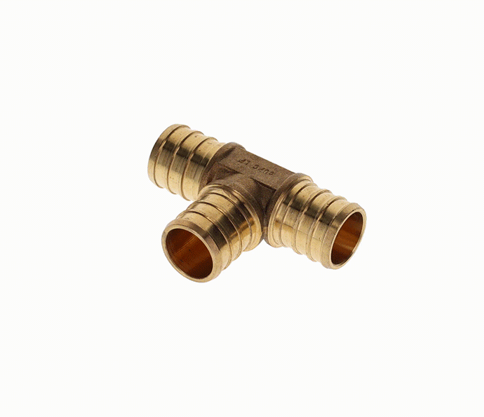 Tee - Pex Brass