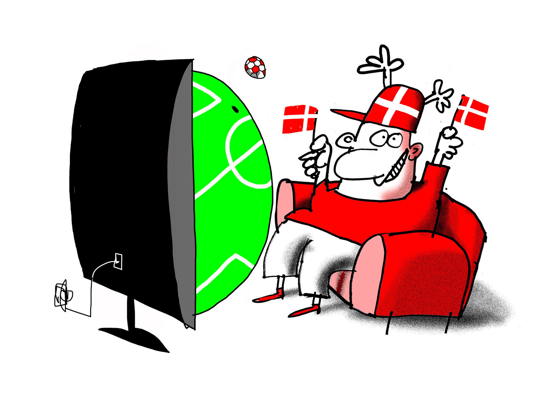 Tegninger Tegning Af En Fodbold