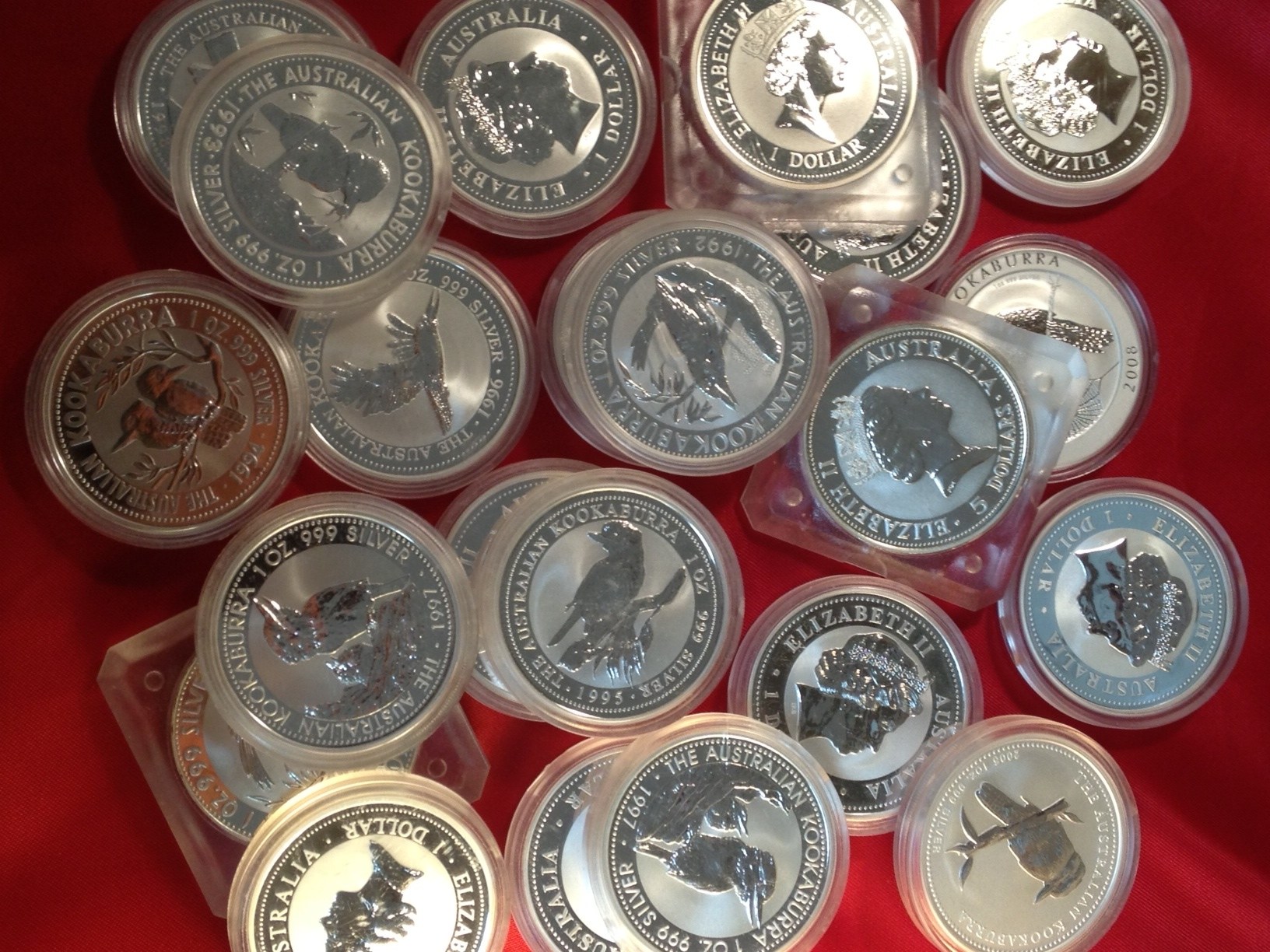 BUY AUSTRALIA SILVER COINS KOOKABURRA Bird Silver coins for sale