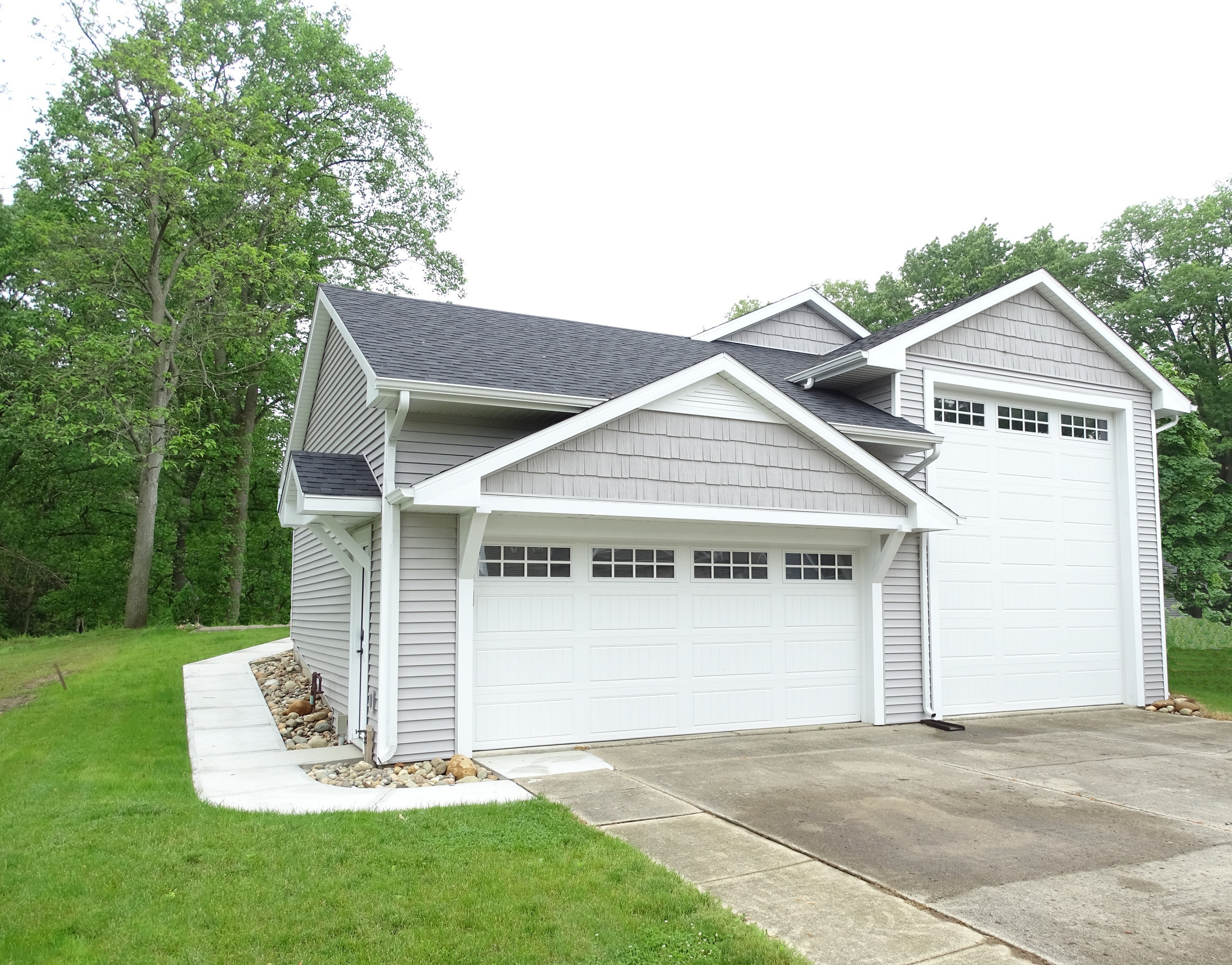 Garage Remodel at Crooked Lake Lynn Delagrange Fort Wayne Indiana Custom Home Builder