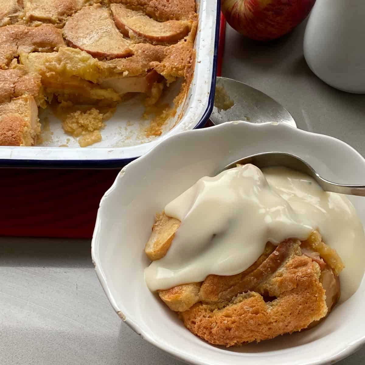 Slow Cooker Apple Sponge Pudding Lynn's Tasty Bakes