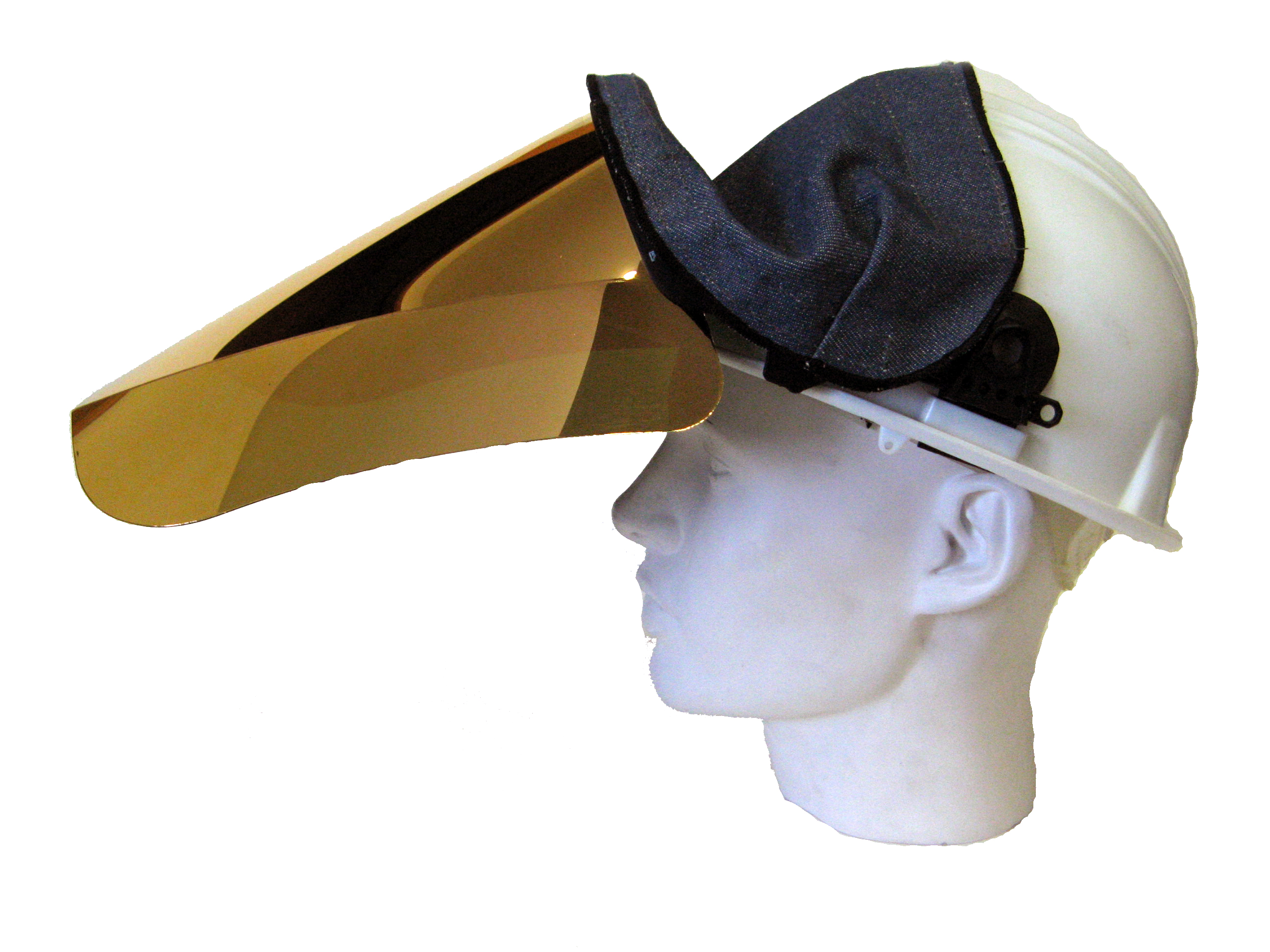 Molten metal visor with Visor sealer