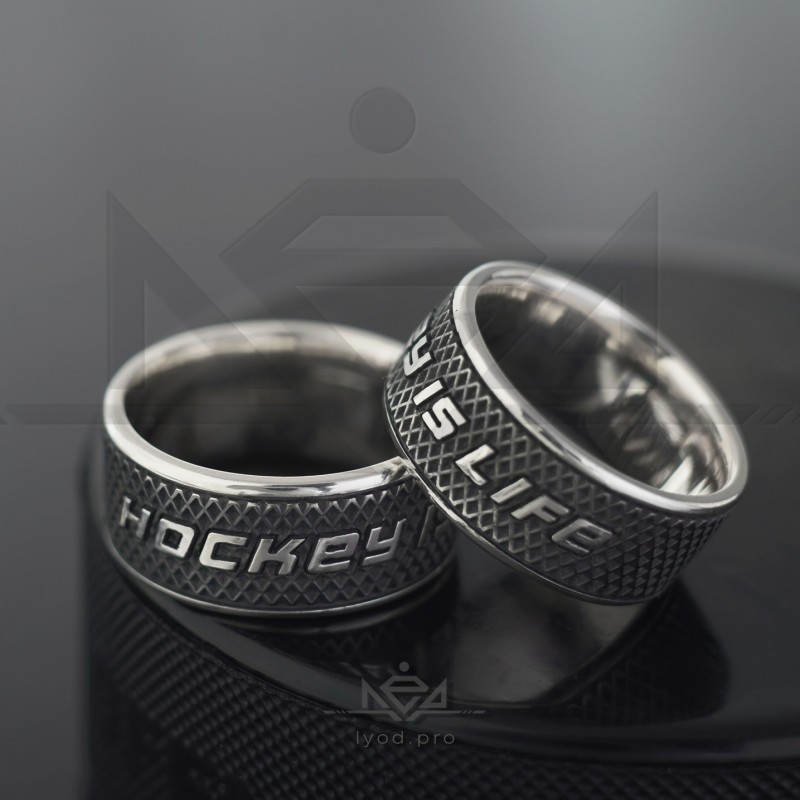 Hockey ring HOCKEY IS LIFE