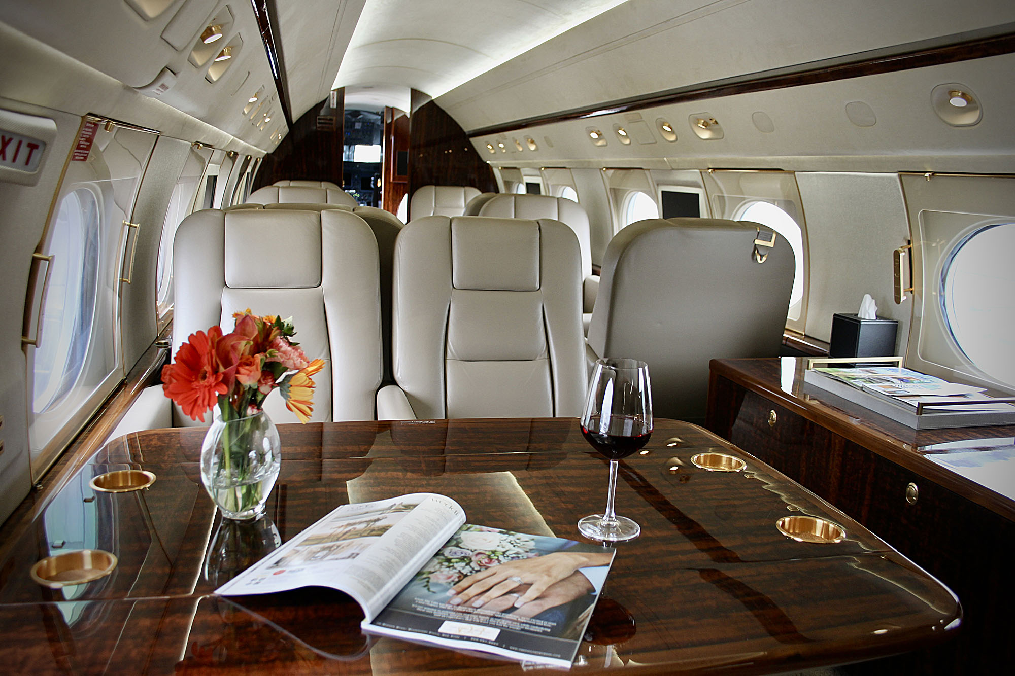 N215BB 2000 Gulfstream V Lyon Aviation Air Charter Services