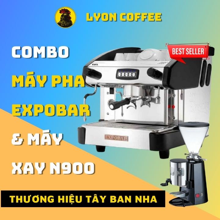 Máy pha cafe Expobar cũ Review đánh giá combo máy pha cà phê
