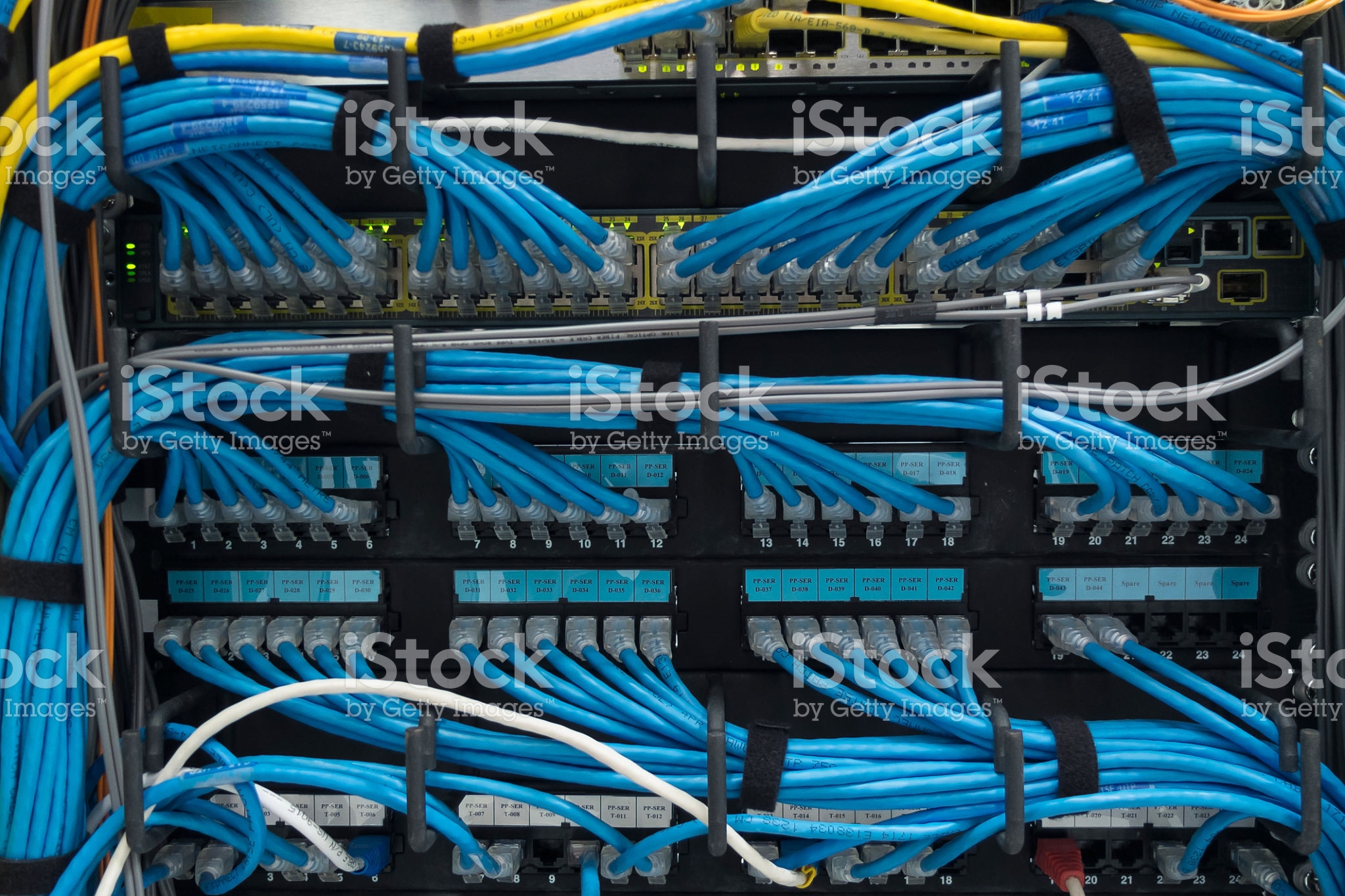LAN cable use server of factory Lyons Electric