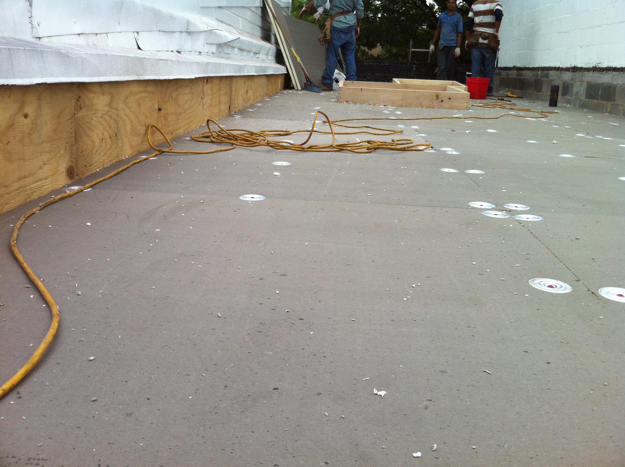 New Flat Roof with Tapered Insulation Lyons Contracting