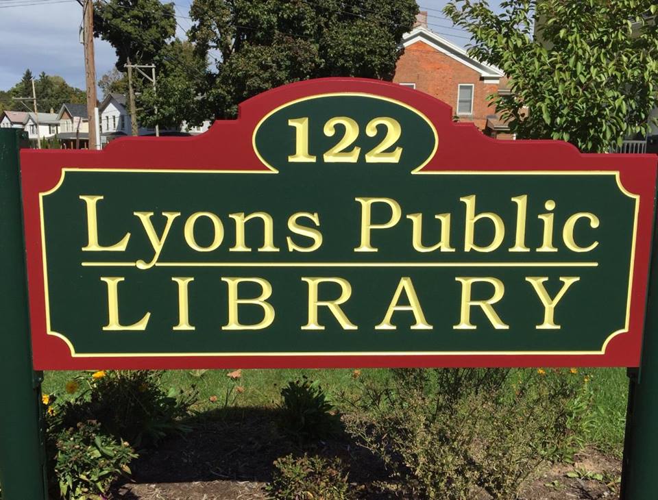 lyonslibrarysign Lyons Public Library